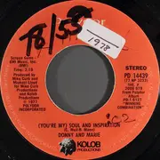 7inch Vinyl Single - Donny & Marie Osmond - (You're My) Soul And Inspiration