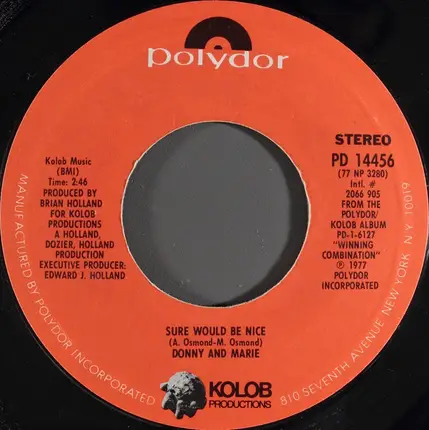 Donny & Marie Osmond - Baby I'm Sold On You
