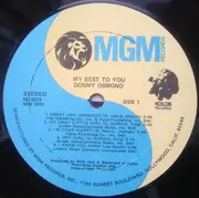 LP - Donny Osmond - My Best To You