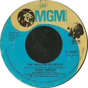 7'' - Donny Osmond - The Twelfth Of Never / Life Is Just What You Make It