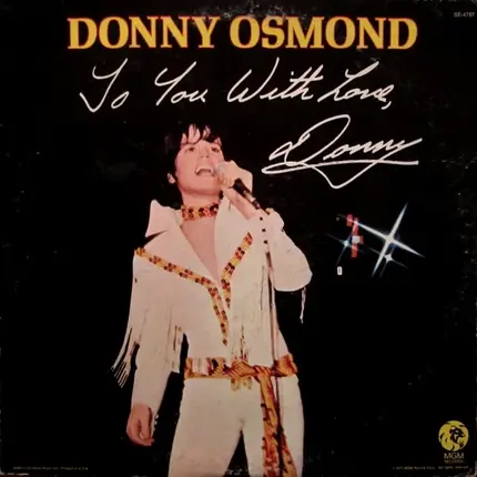Donny Osmond - To You with Love, Donny