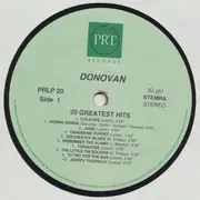 LP - Donovan - Catch The Wind  - 20 Greatest Hits
