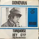 7inch Vinyl Single - Donovan - Turquoise - 4-Prong Push-Out Centre