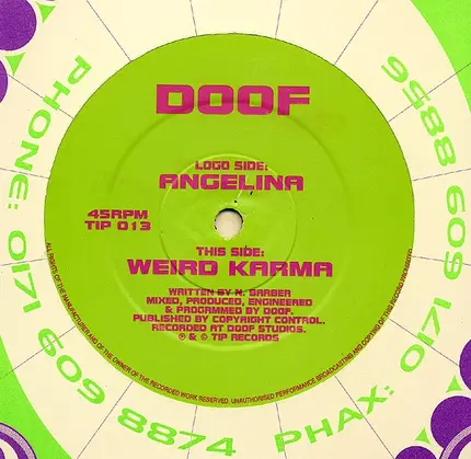 Doof - Angelina / Weird Karma