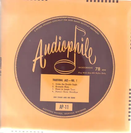 Doc Evans And His Band - Traditional Jazz Vol. 1