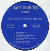 LP - Doc Roberts - Classic Fiddle Tunes, Recorded During The Golden Age