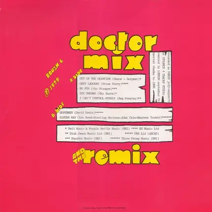 Doctor Mix And The Remix - Wall of Noise