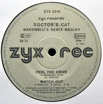 Doctor's Cat - Martinelli's Remix Medley