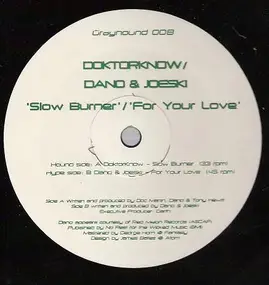 Joeski - Slow Burner / For Your Love