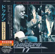CD - Dokken - One Live Night