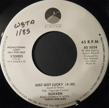 Dokken - Just Got Lucky