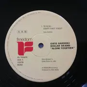 LP - Dollar Brand - Gato Barbieri - Alone Together - Mono / OBI and Insert included.