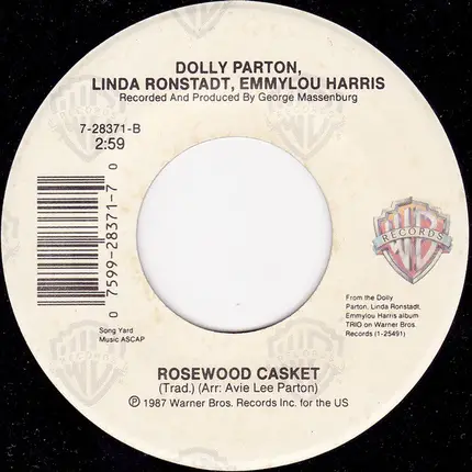 Dolly Parton , Linda Ronstadt , Emmylou Harris - Telling Me Lies