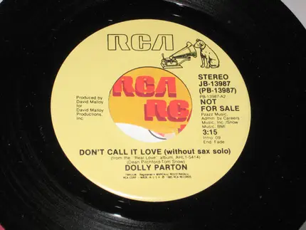 Dolly Parton - Don't Call It Love