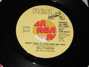Dolly Parton - Don't Call It Love