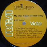 LP - Dolly Parton - My Blue Ridge Mountain Boy