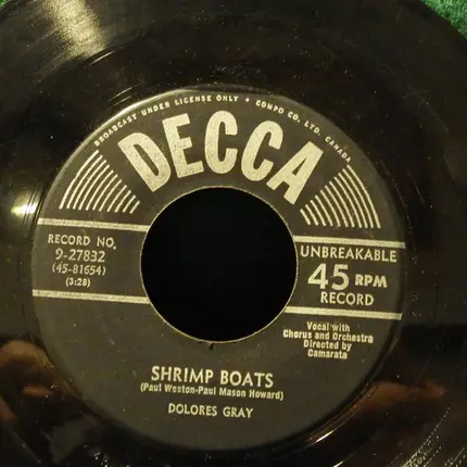 Dolores Gray - More! More! More! / Shrimp Boats