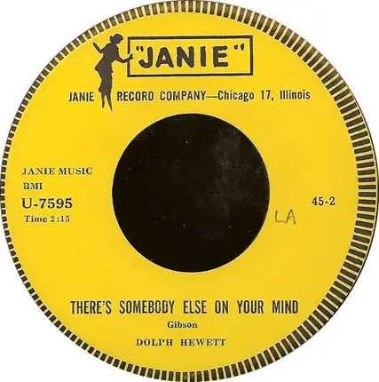 Dolph Edward Hewitt - You're The Keeper Of My Heart / There's Somebody Else On Your Mind
