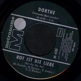 Dorthe Kollo - Junge Liebe / Rot Ist Die Liebe