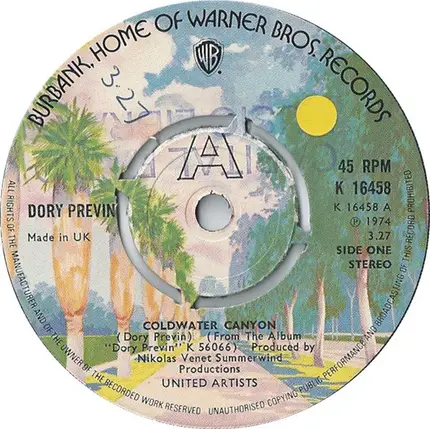 Dory Previn - Coldwater Canyon