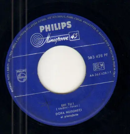 Dora Musumeci - Ehi Tu! / Lullaby Of Broadway