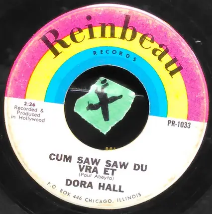 Dora Hall - Born To Lose / Cum Saw Saw Du Vra Et