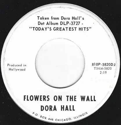 Dora Hall - Flowers On The Wall / 1-2-3