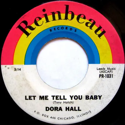 Dora Hall - New Boy / Let Me Tell You Baby