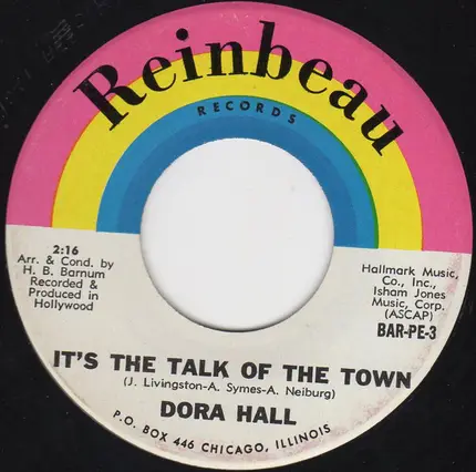 Dora Hall - We'll Sing In The Sunshine / It's The Talk Of The Town
