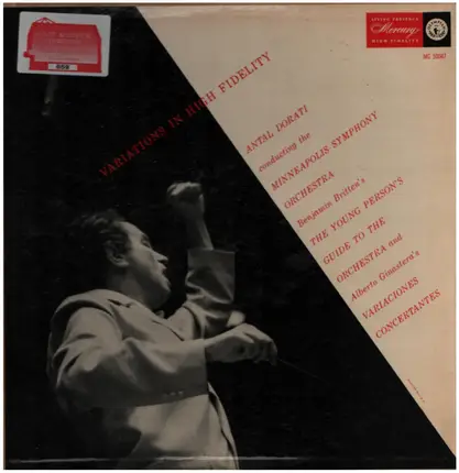 Dorati conducting Minneapolis Symph. Orch. - Britten's Young Person's Guide to the Orchestra a.o.