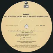 LP - Doris - Did You Give The World Some Love Today, Baby