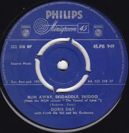Doris Day With Frank De Vol And His Orchestra - The Tunnel Of Love