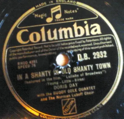 Doris Day With Norman Luboff Choir And The Buddy Cole Quartet - I Love The Way You Say Goodnight / In A Shanty In Old Shanty Town