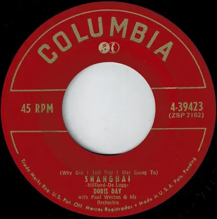 Doris Day With Paul Weston And His Orchestra - My Life's Desire