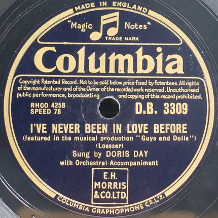 Doris Day - It's The Sentimental Thing To Do / I've Never Been In Love Before