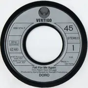 7inch Vinyl Single - Doro - Fall For Me Again