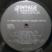 LP - Dorothy Bromby Smythe - At Home With Dorothy Bromby Smythe