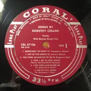 LP - Dorothy Collins - Songs By Dorothy Collins - Styrene