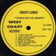 LP - Dorothy Lamour - The Moon Of Manakoora