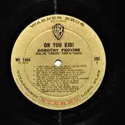 LP - Dorothy Provine With Joe 'Fingers' Carr - Oh You Kid!