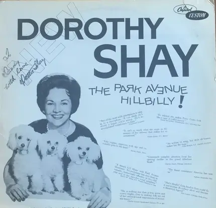 Dorothy Shay - The Park Avenue Hillbilly!