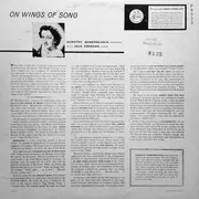 LP - Dorothy Warenskjold - On Wings Of Song