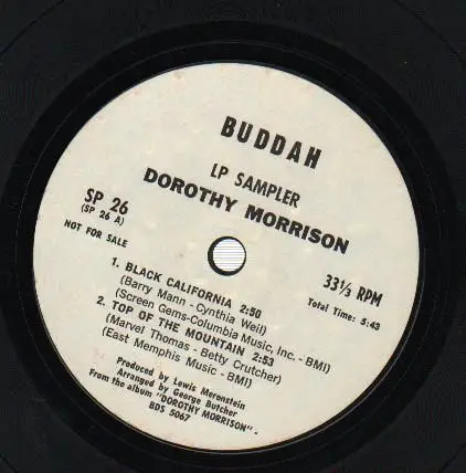 Dorothy Morrison - LP Sampler