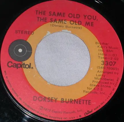 Dorsey Burnette - In The Spring