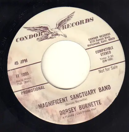 Dorsey Burnette - The Magnificent Sanctuary Band / Can't You See It Happening