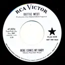 7inch Vinyl Single - Dottie West - (How Can I Face) These Heartaches Alone / Here Comes My Baby