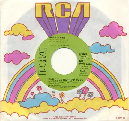 Dottie West - The Cold Hand of Fate / You're The Other Half Of Me