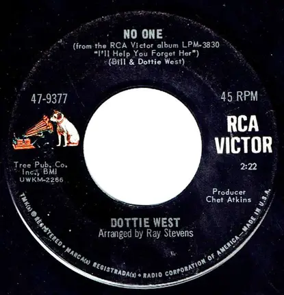 Dottie West - Childhood Places / No One
