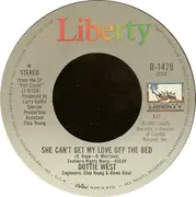 7inch Vinyl Single - Dottie West - She Can't Get My Love Off The Bed