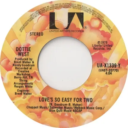 Dottie West - A Lesson In Leavin' / Love's So Easy For Two
